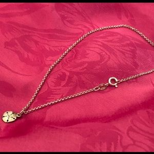 Sterling Silver Sand Dollar Anklet